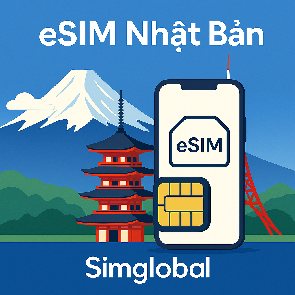 Esim Du lịch Nhật Bản
