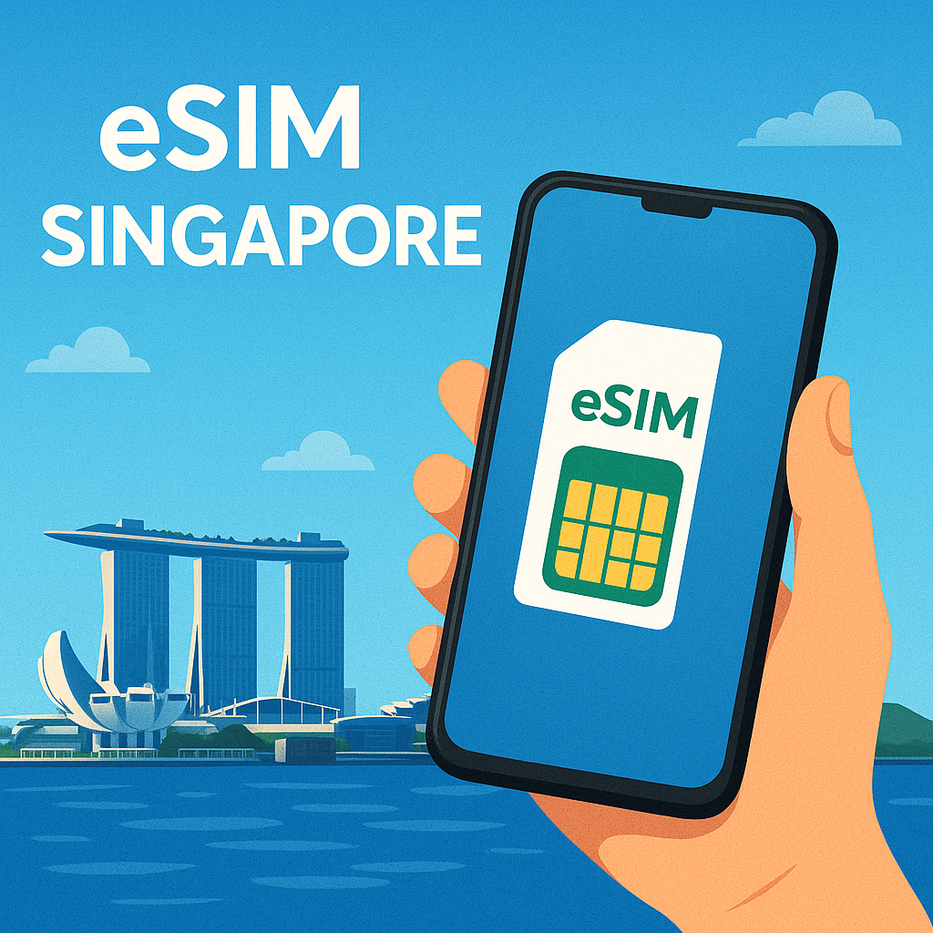 Esim Du lịch Singapore