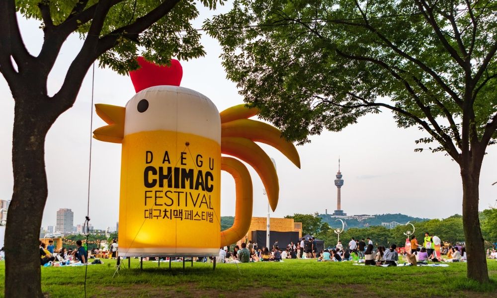 Lễ hội gà và bia tại hàn quốc