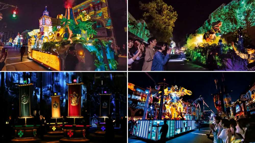 Buổi tối: parade, chụp ảnh và mua quà lúc “ít chen”