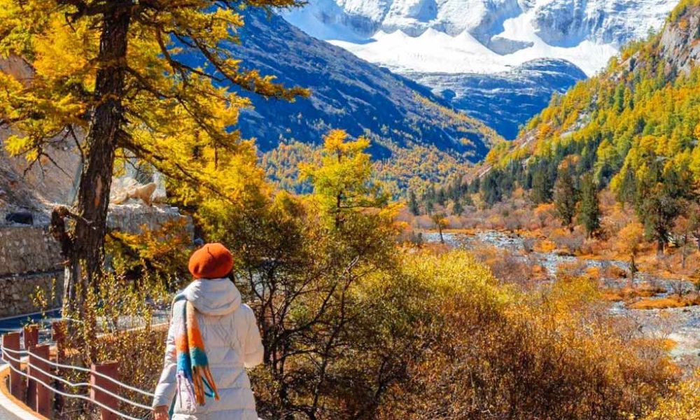 Đạo Thành Á Đinh (Tứ Xuyên) mùa thu