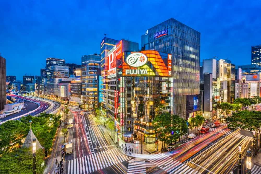 Dạo trung tâm Ginza