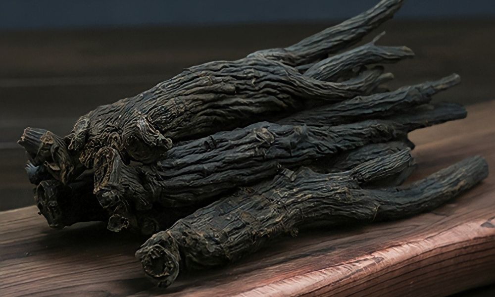 hình ảnh hắc sâm (black ginseng)