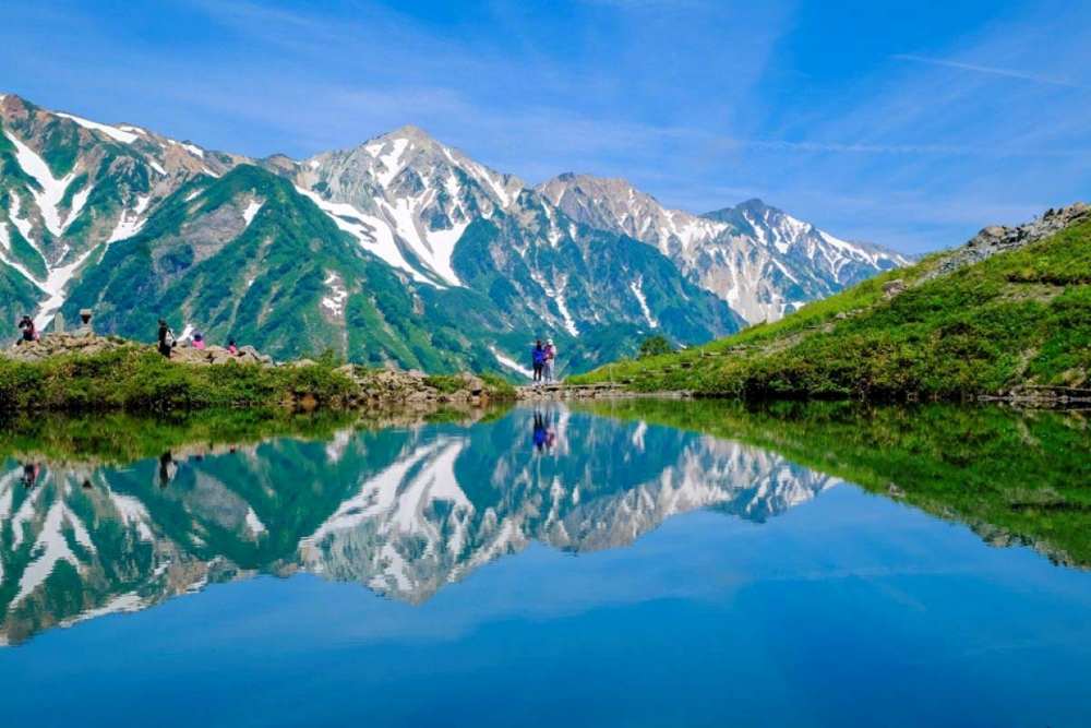 Hồ Happo (Nagano): đi bộ nhẹ, ngắm núi