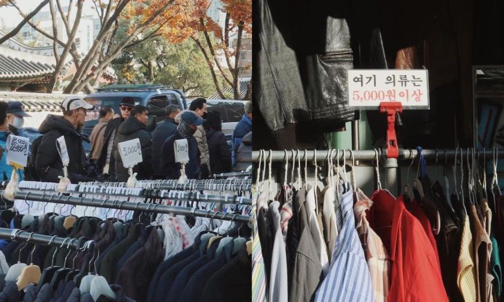 khám phá các khu chợ đồ cổ hàn quốc
