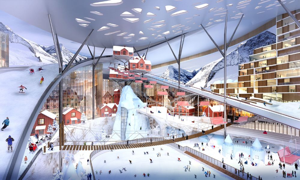 Khu Trượt Tuyết Trong Nhà Sunac 