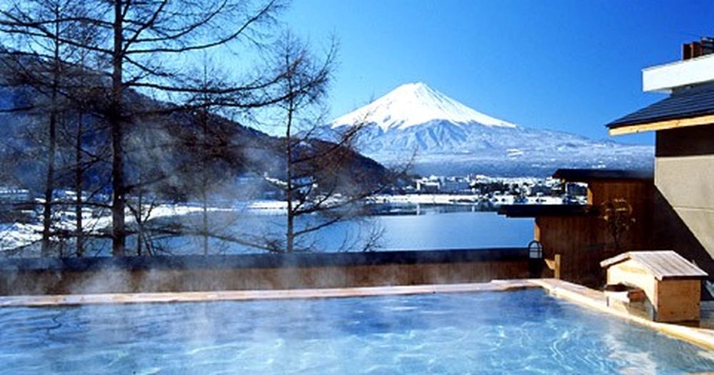 Trải nghiệm onsen Nhật Bản: Hướng dẫn chi tiết cho người lần đầu đi Nhật 17 Kawaguchiko – onsen kết hợp ngắm núi Phú Sĩ