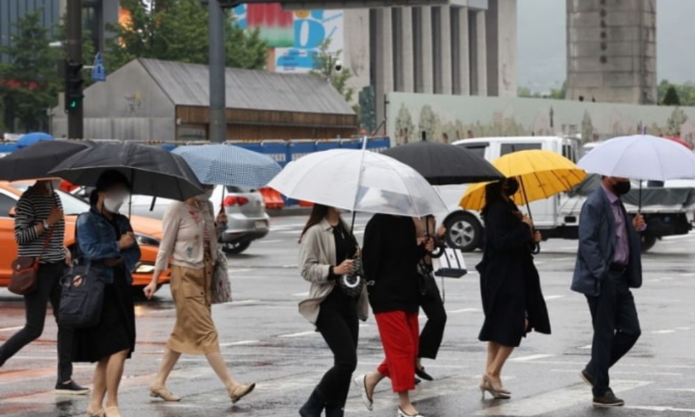 thời tiết mùa mưa tại hàn quốc