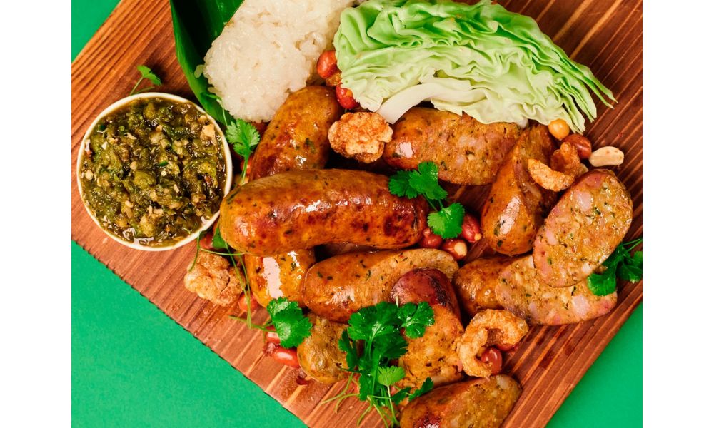 Xúc xích nướng kiểu Bắc Thái