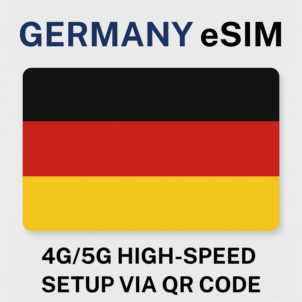 Germany eSIM – High-Speed Travel SIM for Germany