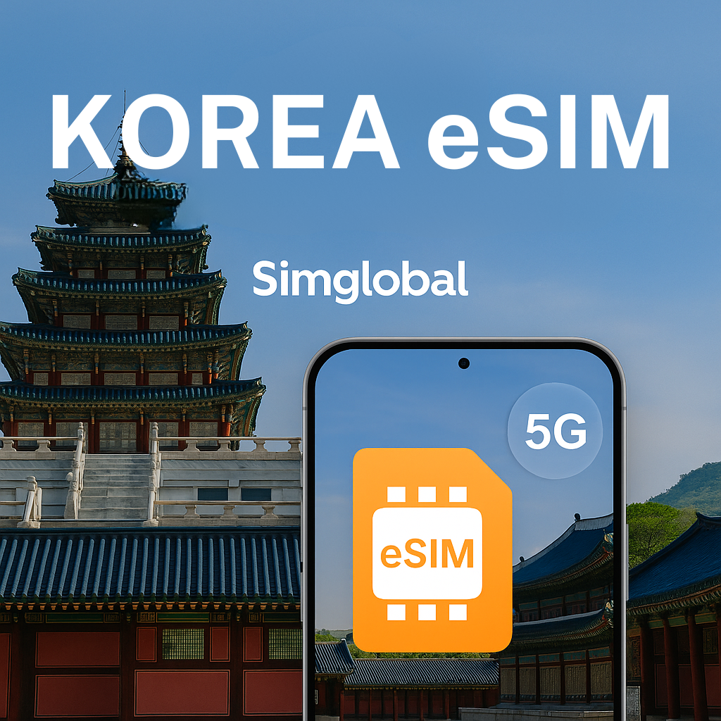 South Korea eSIM – High-Speed Travel SIM for South Korea